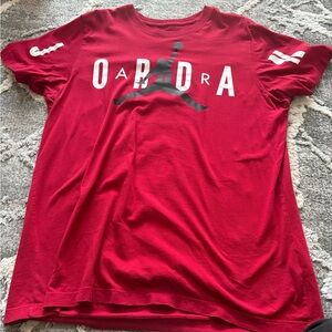 Red Jordan Graphic T-Shirt
